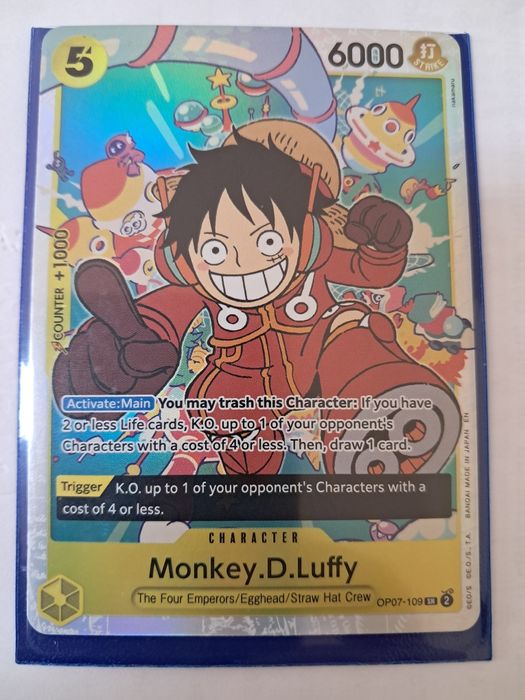 Carta "One Piece" Monkey.D.Luffy