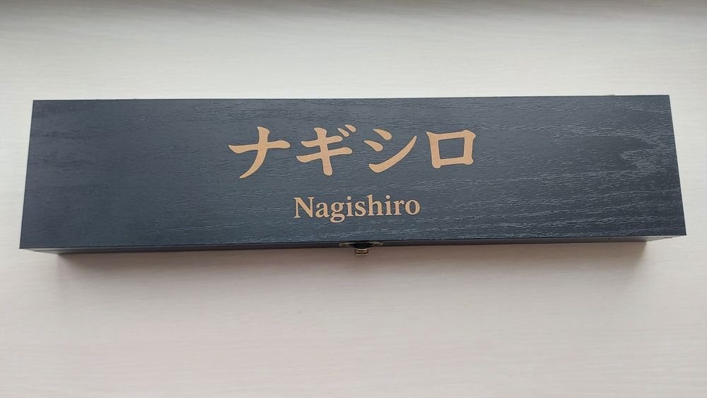 Скидка. Японский нож для нарезки Nakiri Nagishiro — VG-10, 67 слоёв ст