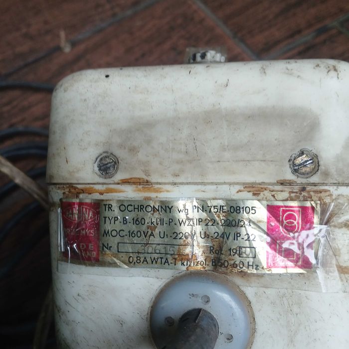 Transformator typ B 160 24V