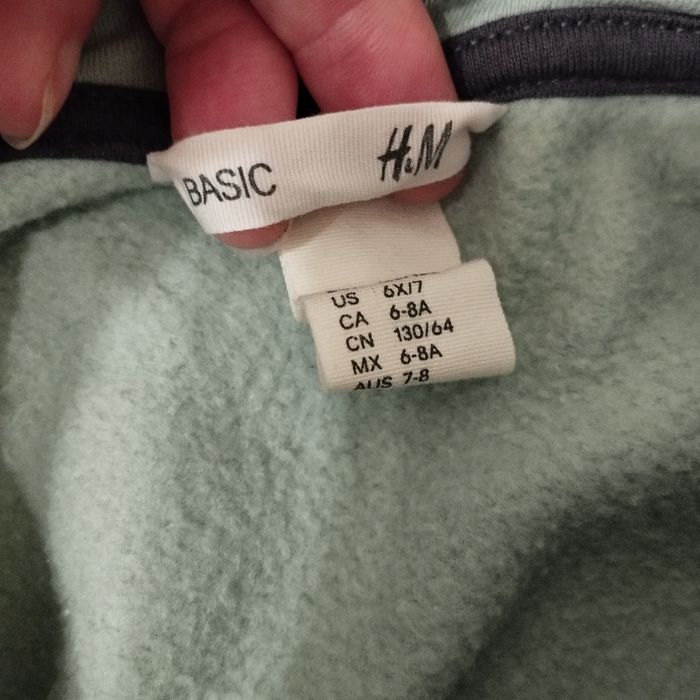 Тепла кофта з капюшоном H&M на 7-8р, толстовка, пайта для хлопчика