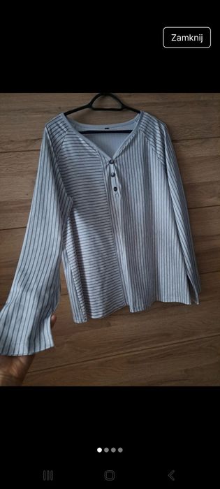 Bluzka paski r.XL