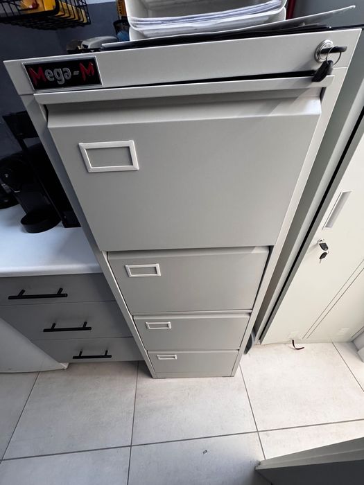 Szafka kartotekowa metalowa