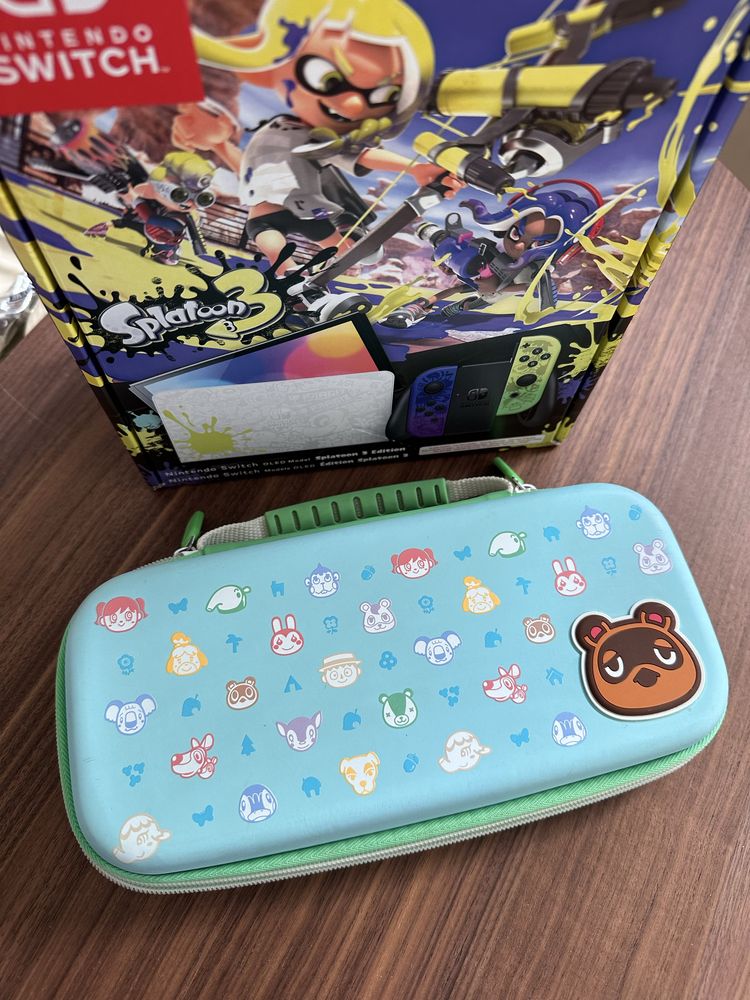 Nintendo Switch OLED Splatoon 3 Jak nowa! Gratis oryginalne etui