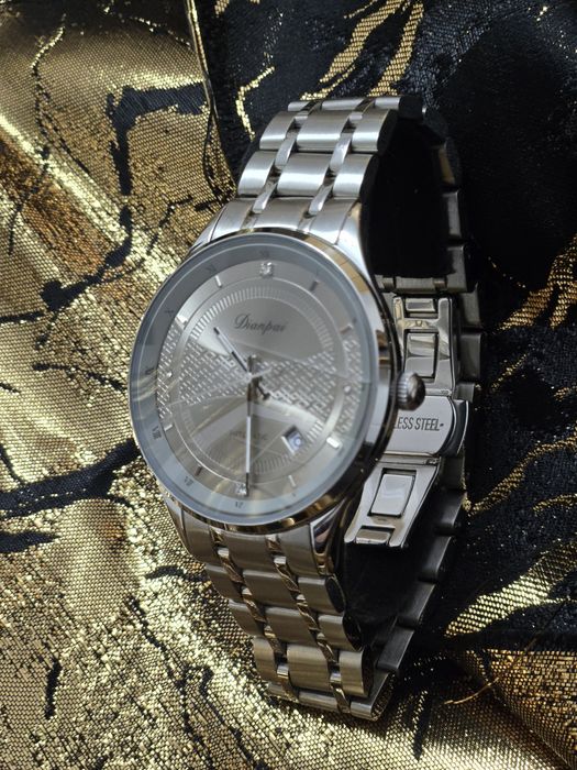 Zegarek męski Dianpai – AUTOMATIC – stalowy, elegancki, minimalistyczn