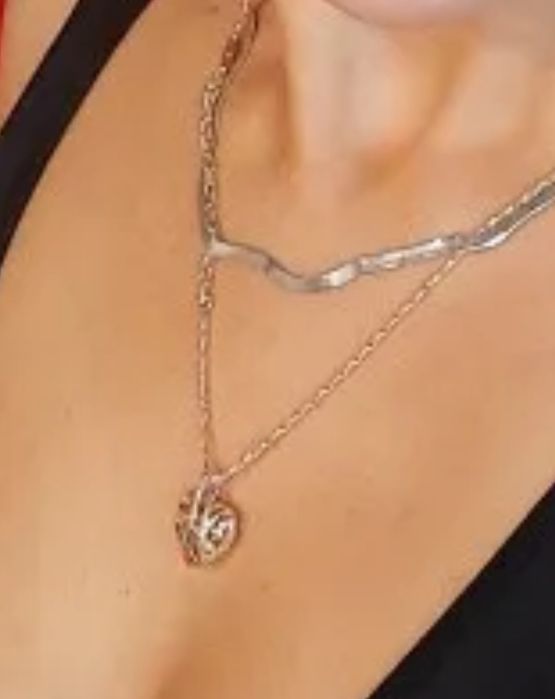 Nowe pozłacane serce ażurowe  naszyjnik.łancuszek 585 RG