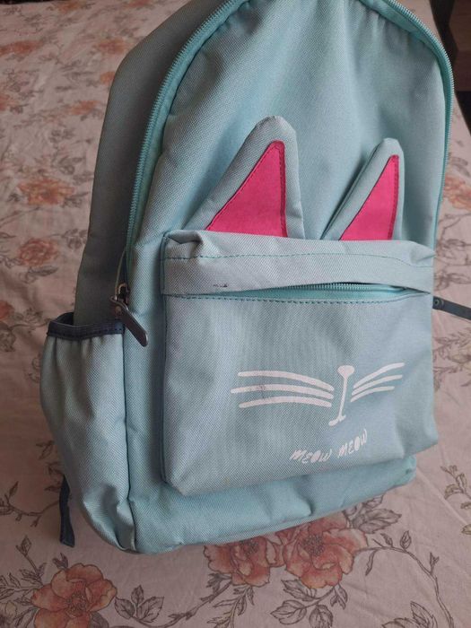 Рюкзак, портфель с ушками для девочки