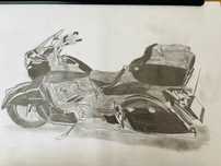Indian Roadmaster Obraz grafika A3 motor