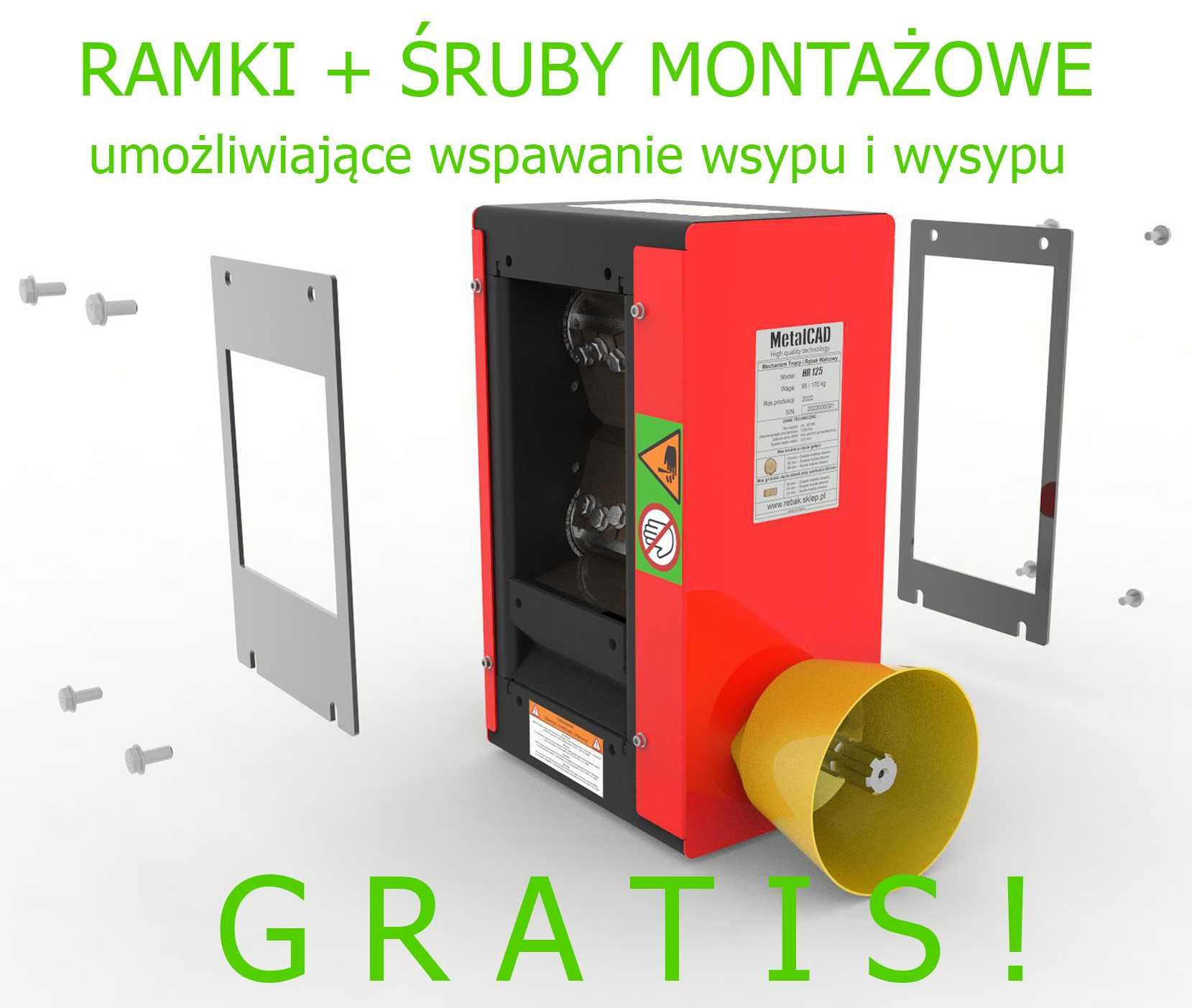 Rębak SOLIDNY Mechanizm tnący HR 120 8 NOŻY - PROMOCJA HIT! [do 11 cm]