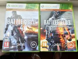 Jogos Battlefield 3 e 4 Xbox 360