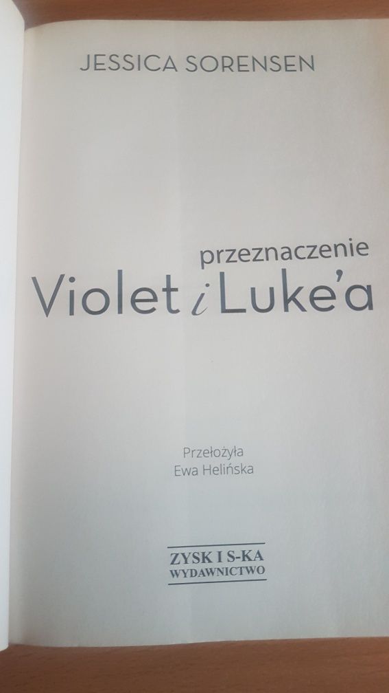J. Sorensen - Przeznaczenie Violet i Luke'a.