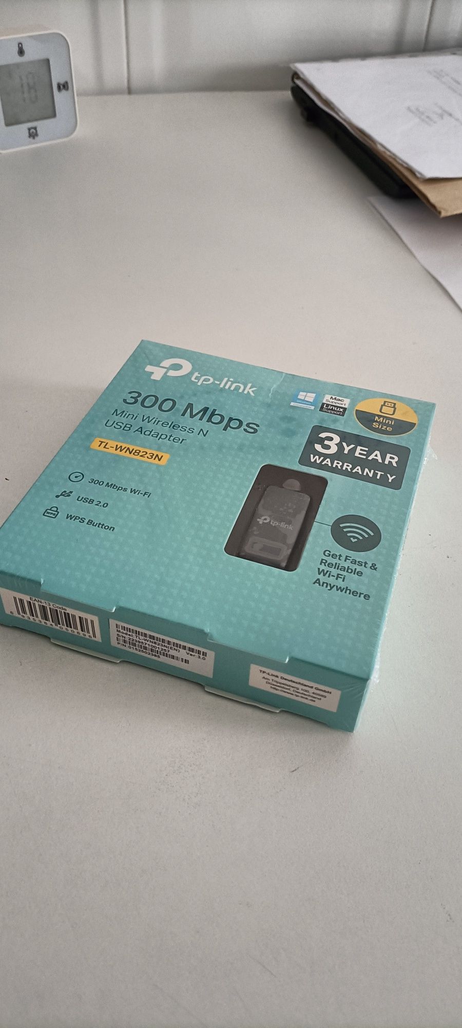 NOVO - TP-Link WiFi USB adapter - 300Mbps wifi adaptador USB. Plug&ply