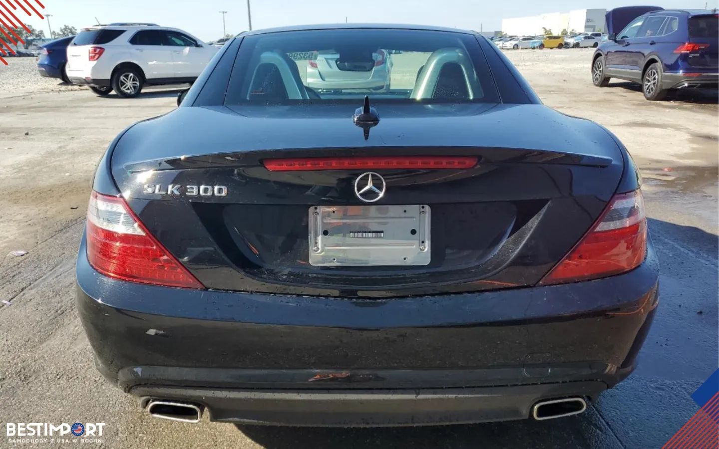 Mercedes-Benz SLK kabriolet HARDTOP SLK 300 R172 2016 2.0L czarny w transporcie do PL