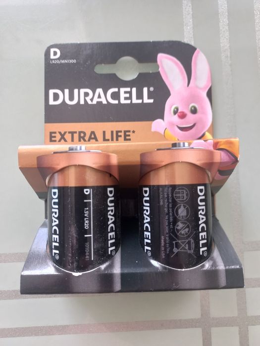 Лужні батарейки D 2 (LR 20). ОРИГИНАЛ