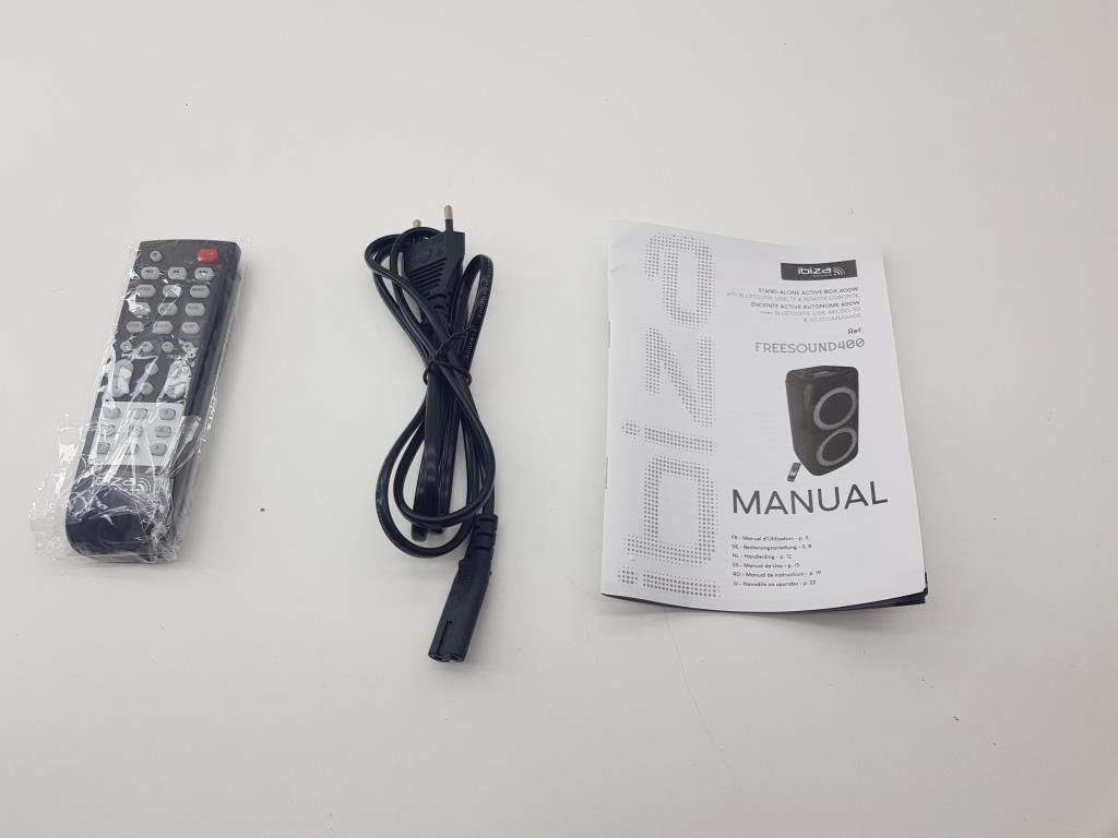Głośnik Przenośny Kolumna Bluetooth Usb Sd Aux Led 400w Ibiza