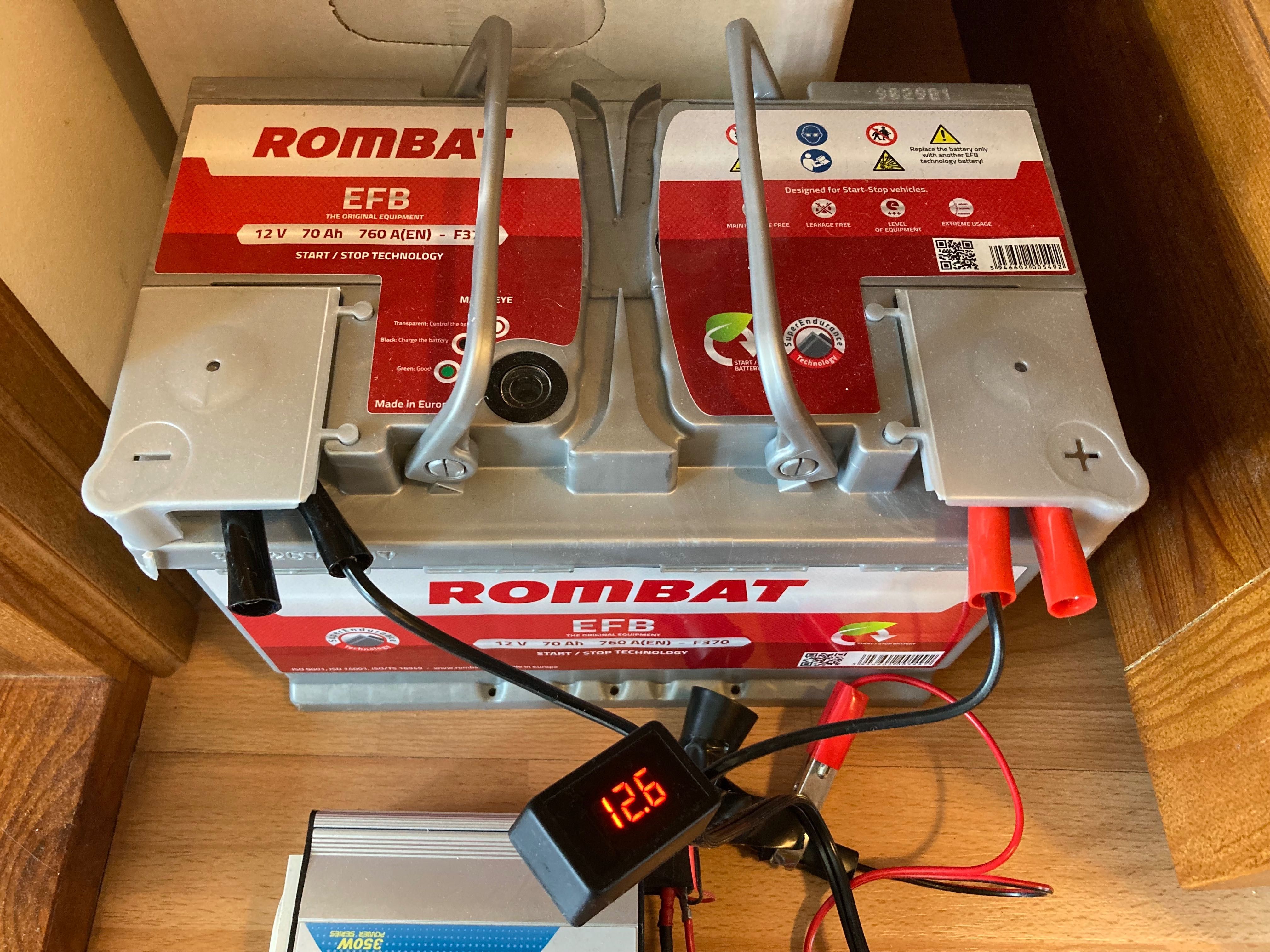 Акумулятор для авто ROMBAT EFB 12V 70Ah 760A(EN) - F370 Start - Stop