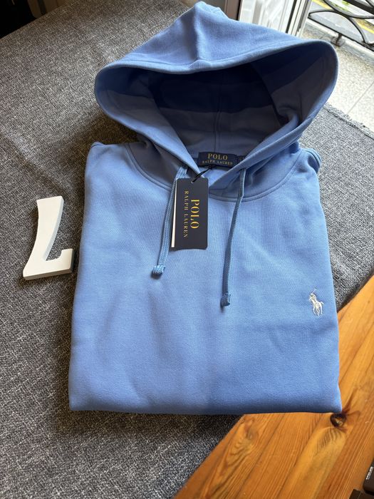 Hoodie capuz Ralph Lauren azul claro