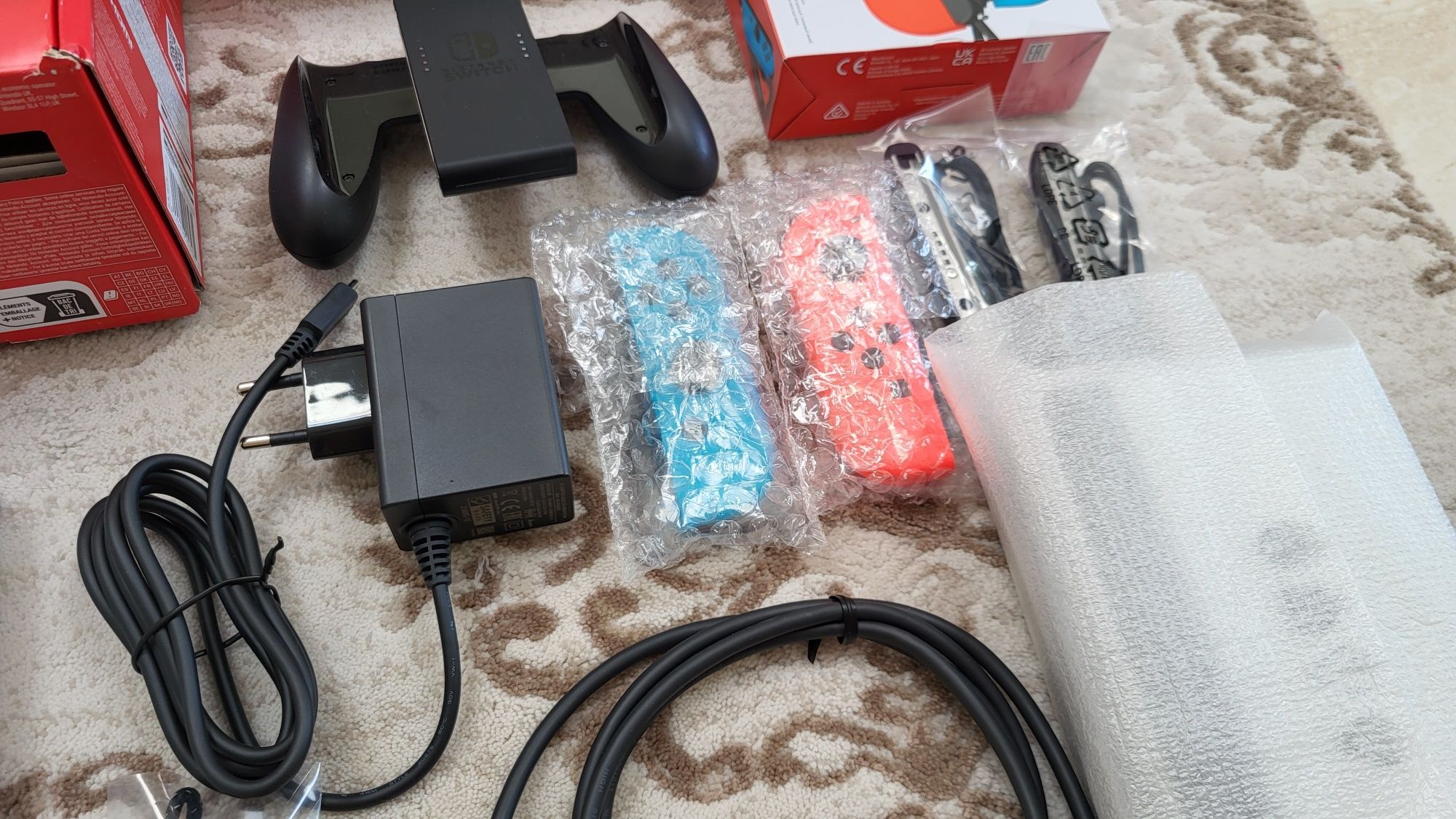 Nintendo Switch Oled Nowa + joycony + dodatki