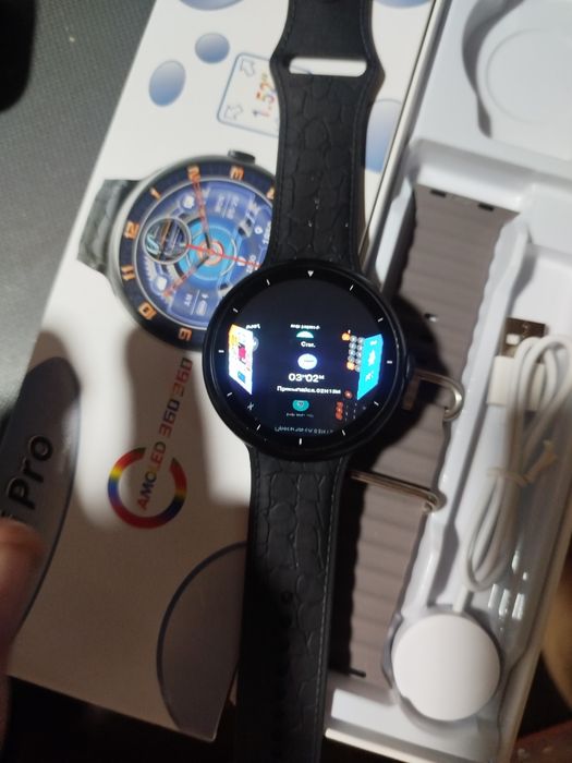 Смарт часы V 16 pro. GPS. AMOLED. 3D управление.Ip67.