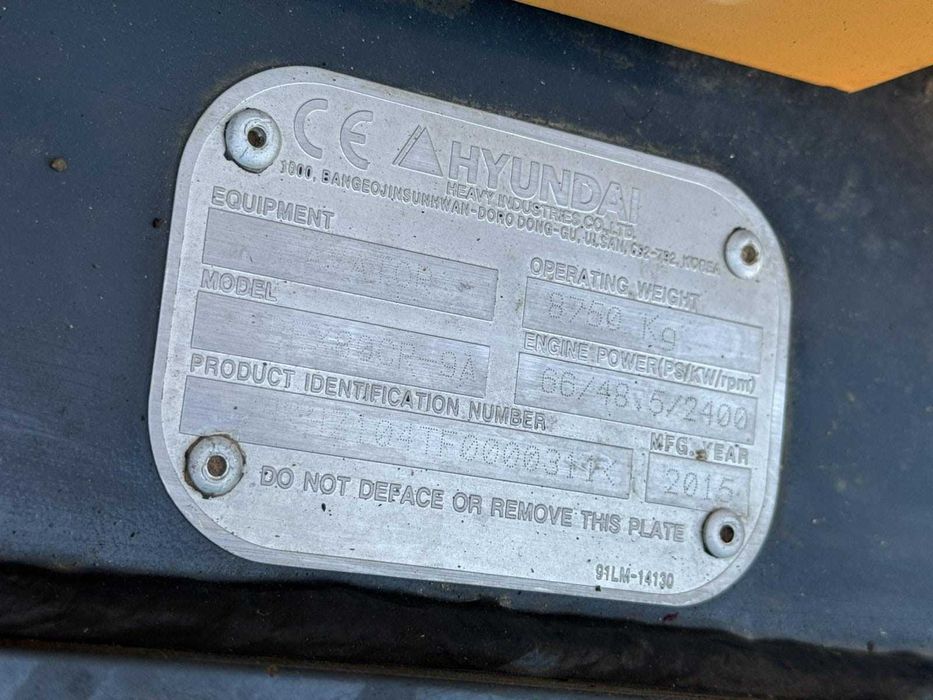 Міні-екскаватор екскаватор Hyundai ROBEX 80CR 2015 Volvo ECR88 CAT 308