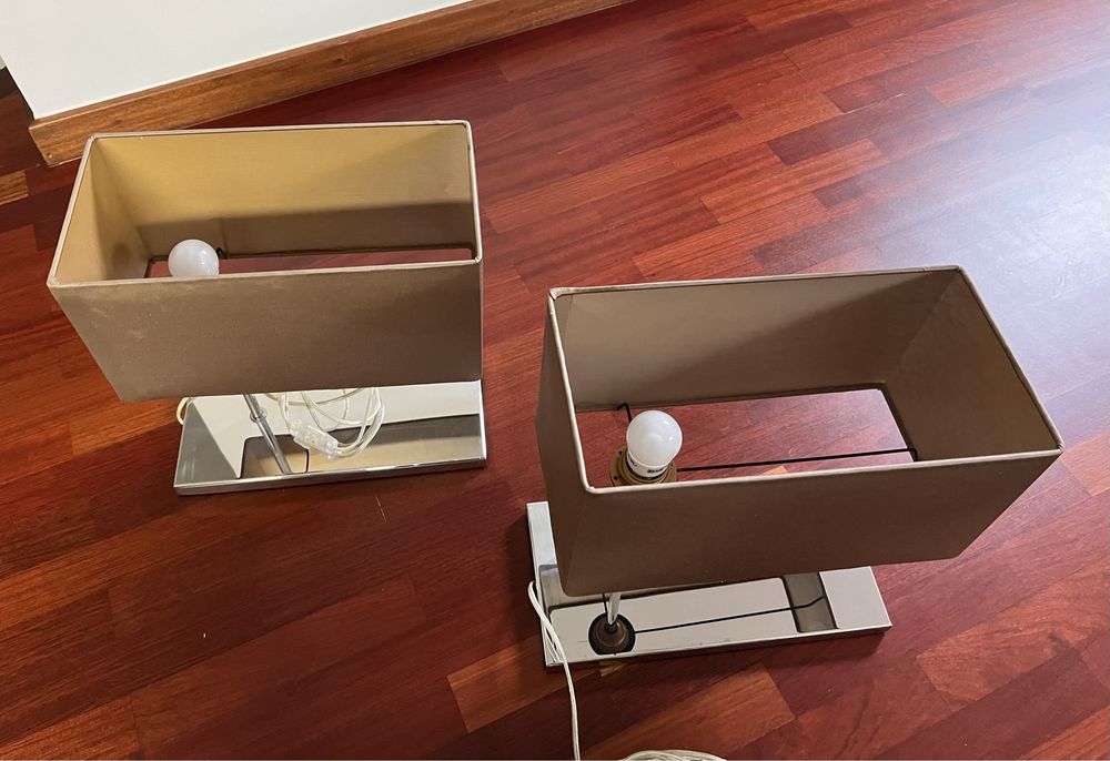 Conjunto candeeiros quarto