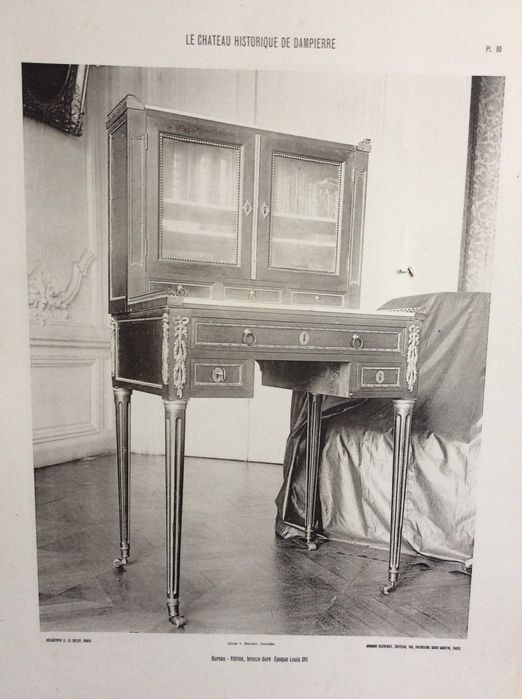 Le Chateau Historique de Dampierre. Heliotipia de 1905. Lote 1