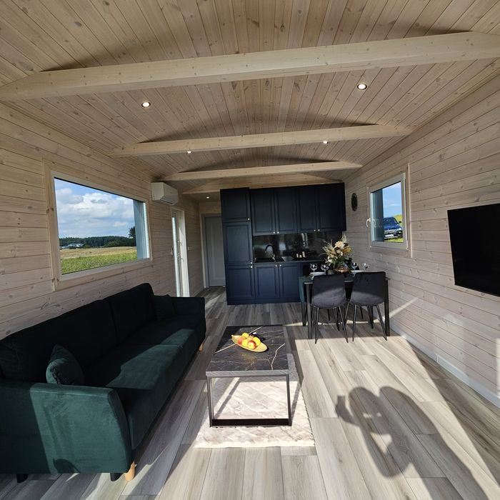 Domek dom Stodoła Wyposażony 44m² nowy  mobilny na kołach holenderski