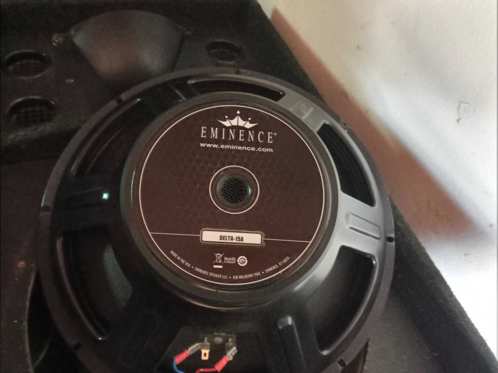 Колоноки   EVM c динамиками  EMINENCE DELTA-15A, 400 Вт, 8 Ом, 100 дБ.