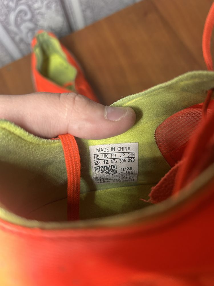 Оригінал! Професійні копочки Adidas X Crazyfast+ FG,розмір47 1/3 (30,5