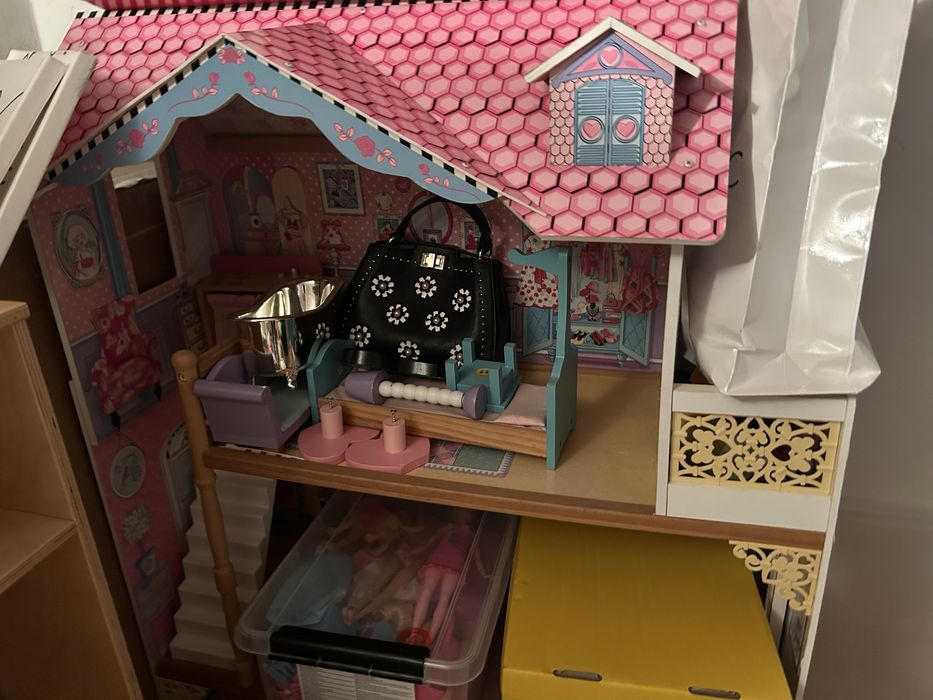 Domek dla lalek Kinderkraft Amelia, domek dla barbie