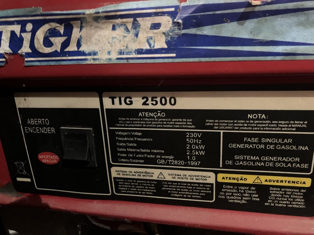Gerador monofasico 2,500w