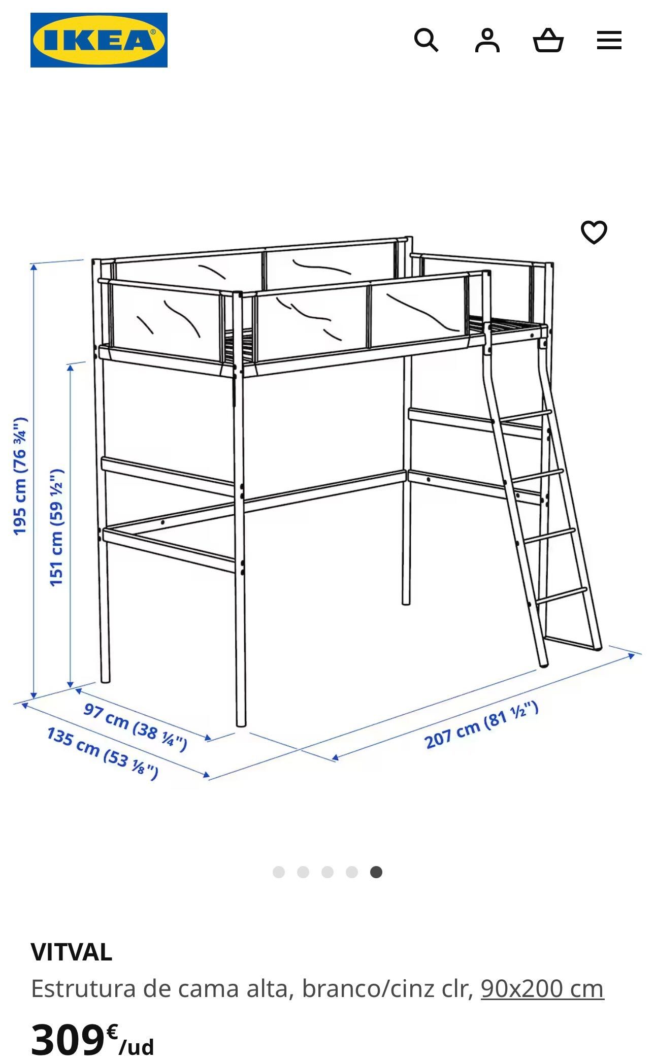 Beliche Ikea em perfeito estado .