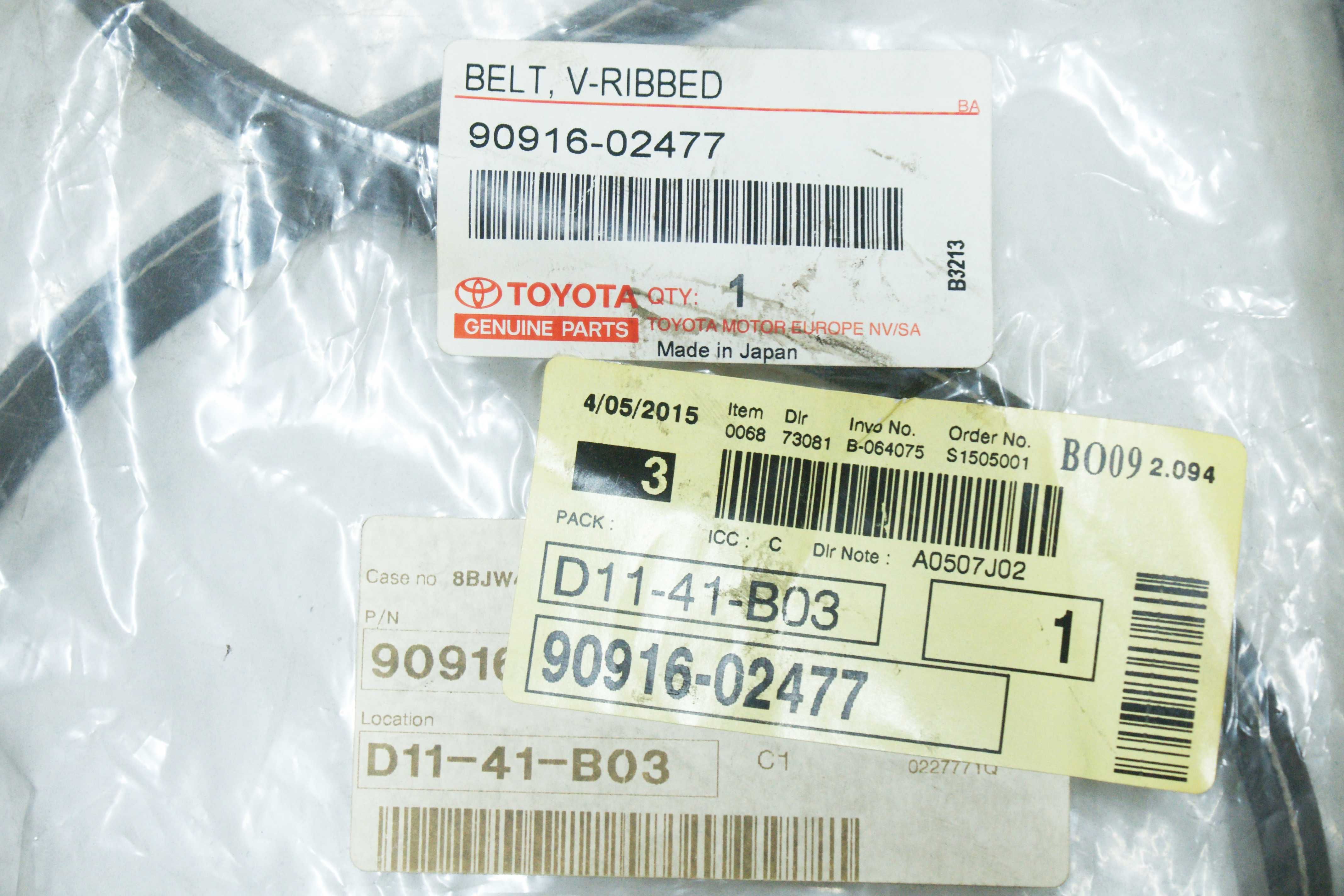 Pasek klinowy wielorowkowy OE TOYOTA YARIS I P1 1SZFE 1,0 VVT-i 99/05