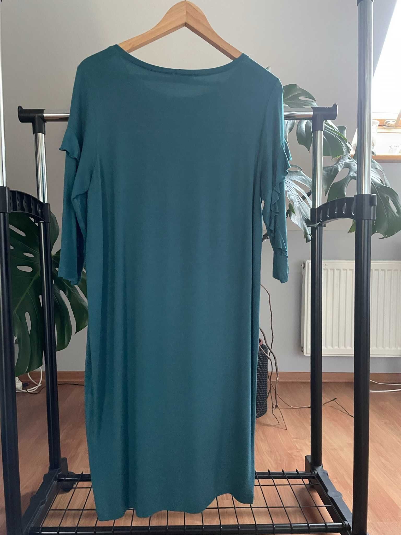 Sukienka Makalu - morski zielony - rozmiar 40