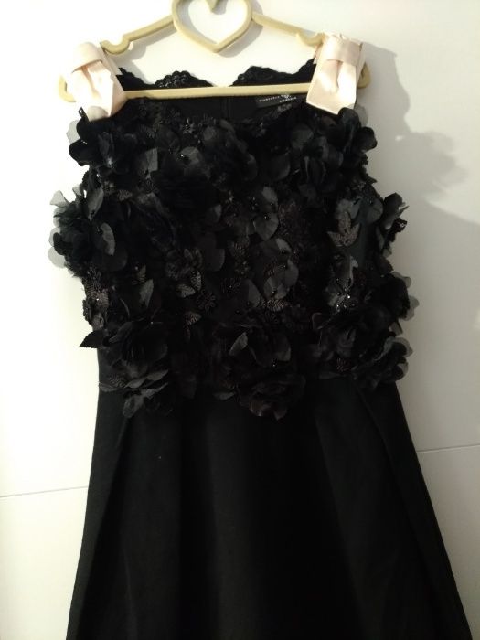 Elegancka czarna sukienka balowa Black Diamonds Giancarlo rozmiar L