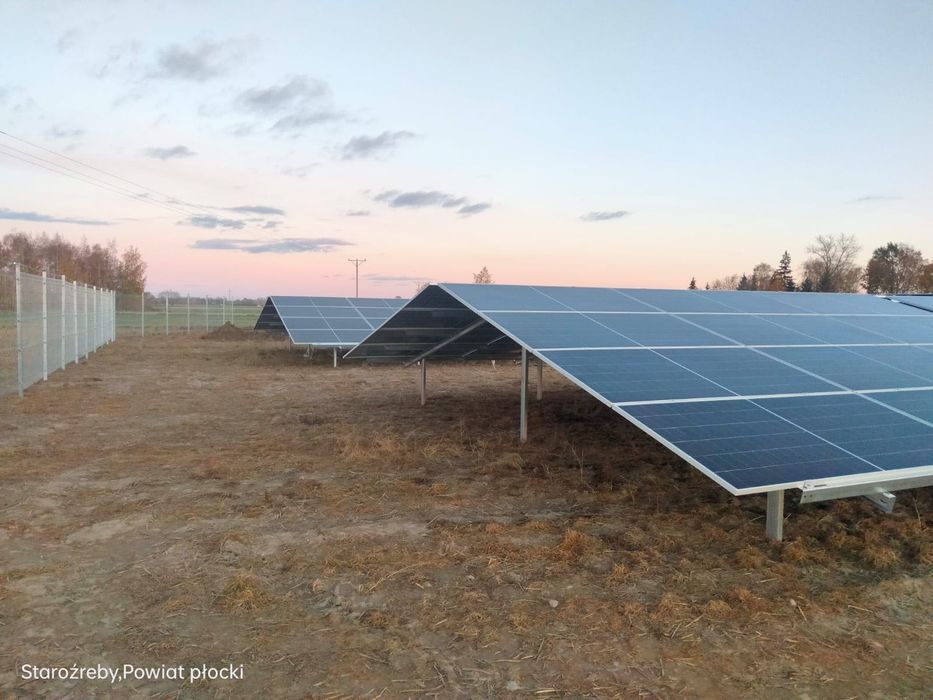 Sprzedam 2 pracujące Farmy PV Staroźreby +Siedliska 1,3MW do rozbudowy