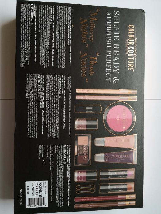 zestaw kosmetyków Kolor Couture 15 sztuk Blush Nudes & Mulberry Nights