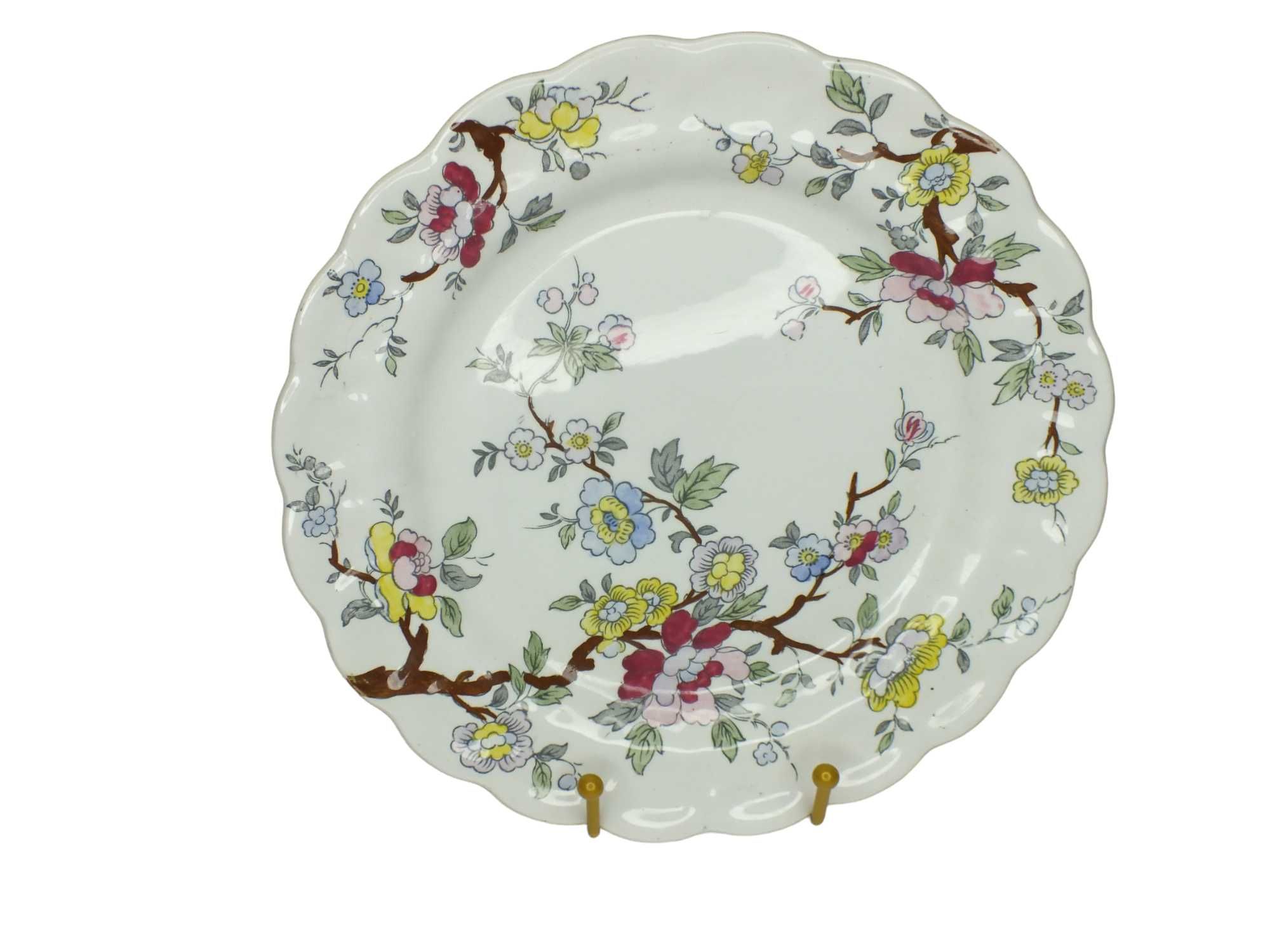 Talerz  porcelanowy z motywem Chińskiego drzewa Chinoiserie  B102815