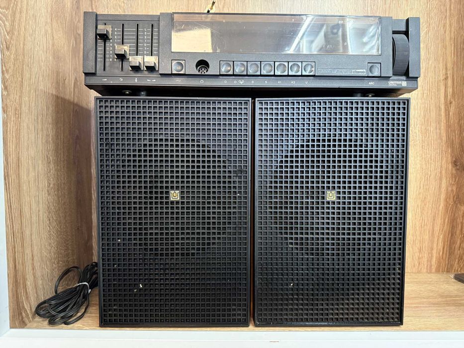 Amplituner Unitra Diora Amator Stereo DSS101 PRL Kolumny Diora
