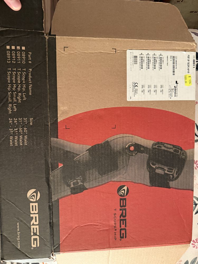 Breg orteza stawu biodrowego T scope HIP