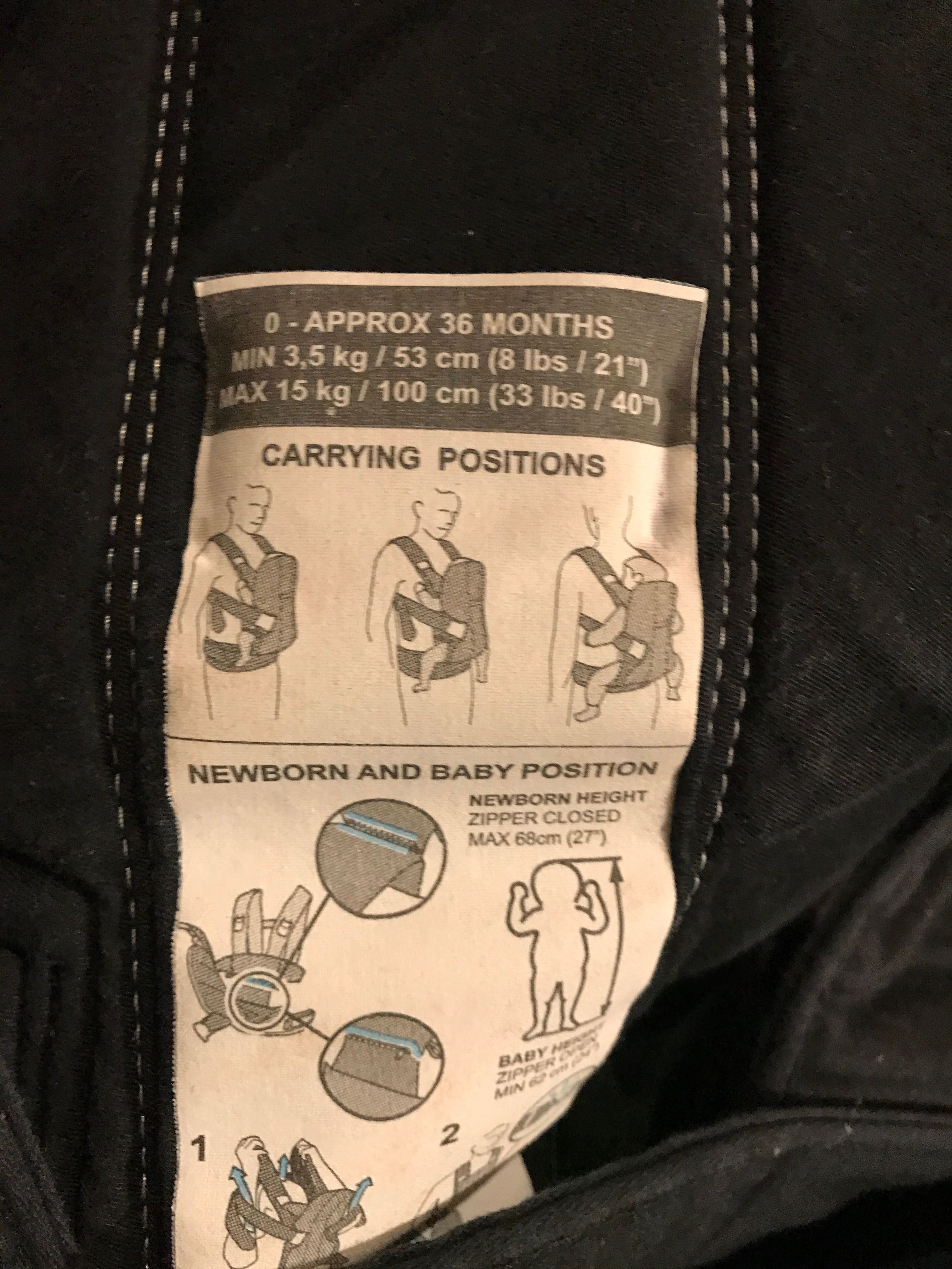 Nosidełko BABYBJORN BABY CARRIER WE - jak nowe, stan idealny