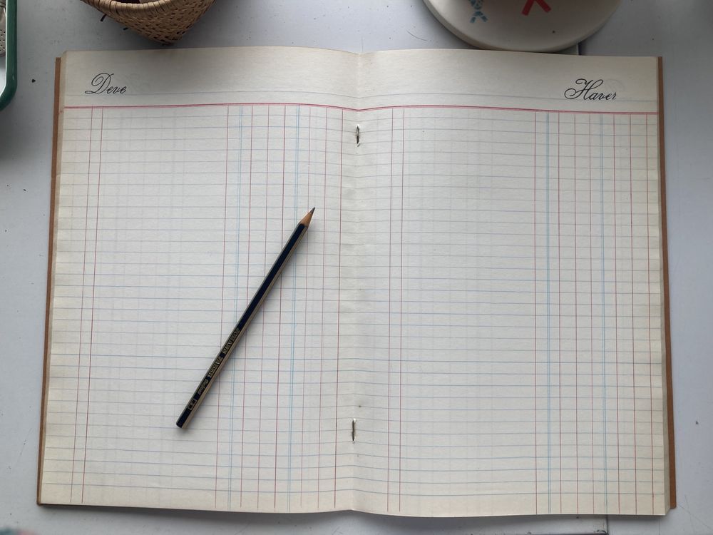 Caderno de contabilidade