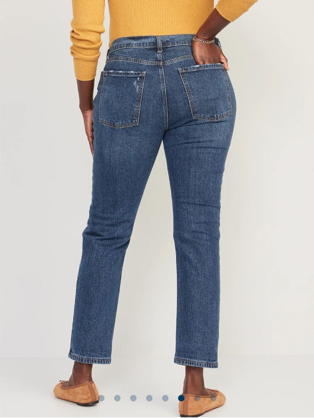 Джинси Old Navy Mid-Rise Boyfriend Straight Ripped Jeans