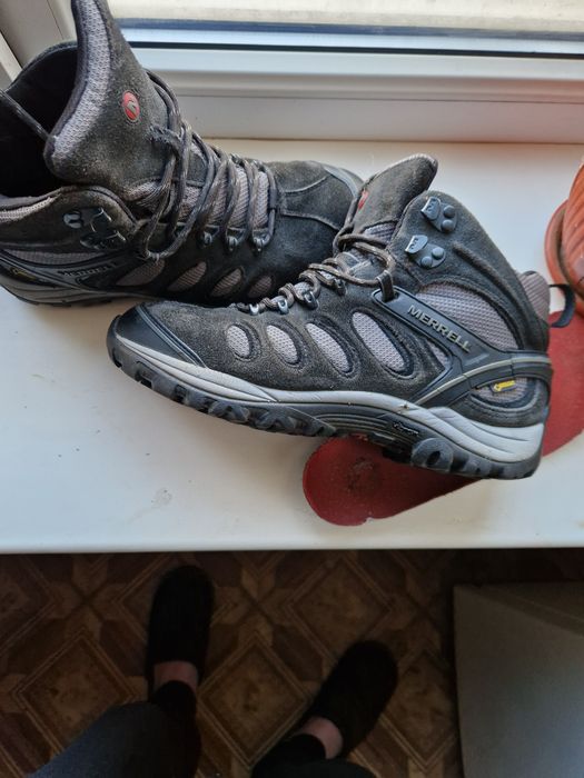 Ботінкі Merrell Gore Tex Vibram гарні шкіра
