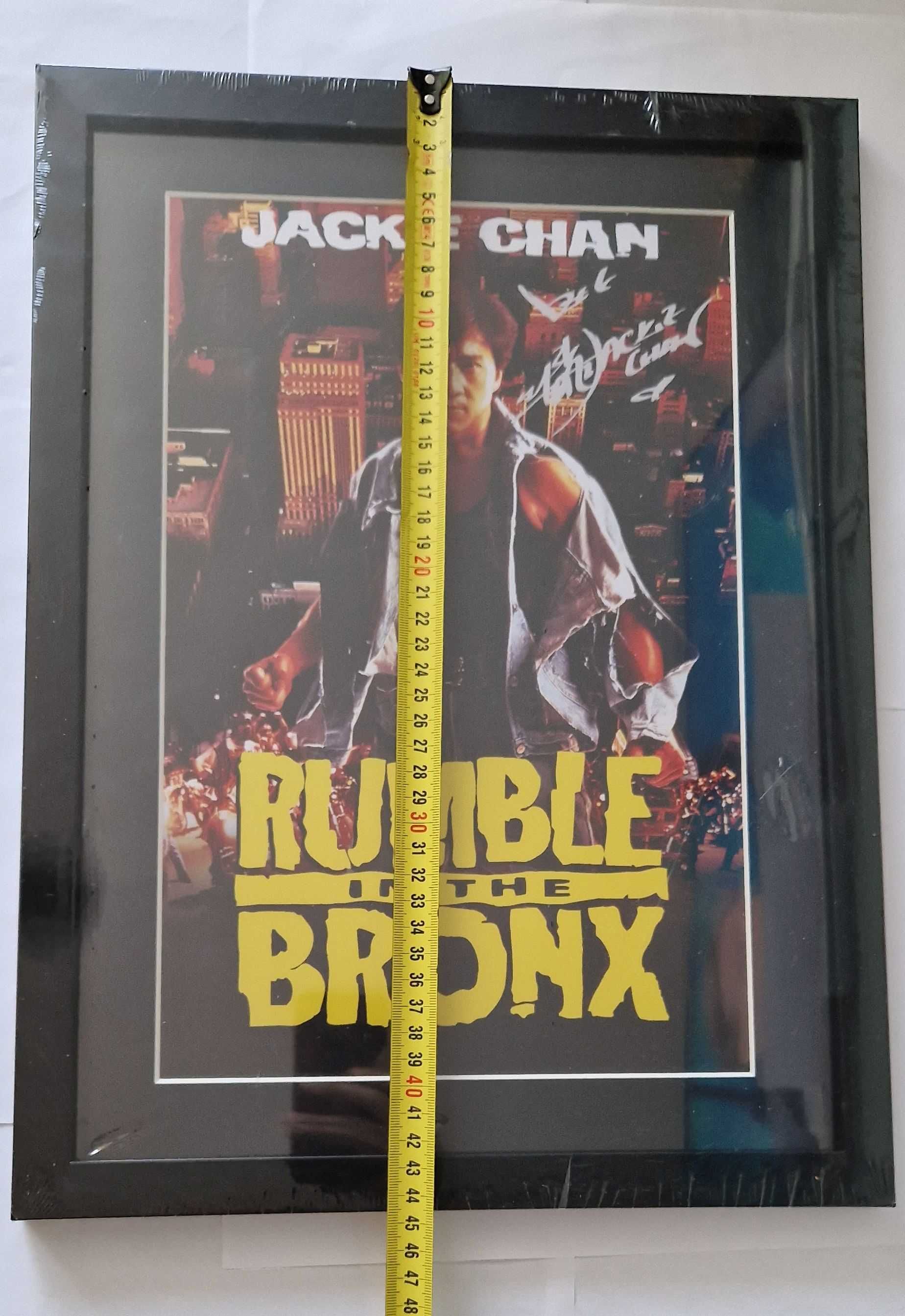 Obraz, plakat z filmu w ramie, format A3, Jackie Chan Draka w Bronksie