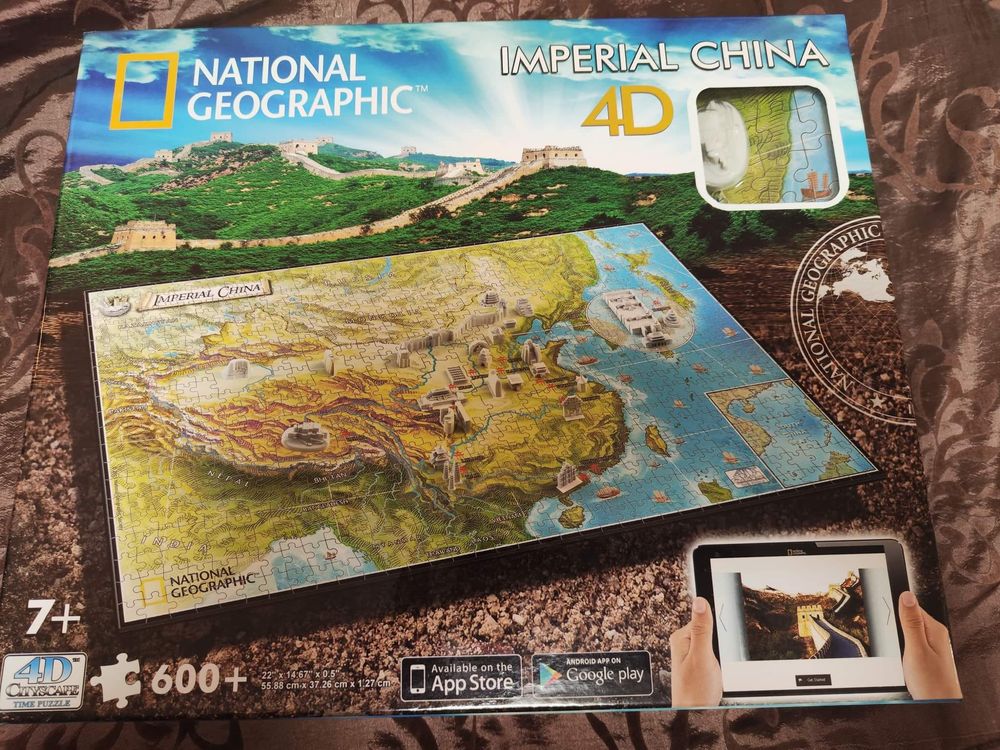 Puzzle 4D. Imperial China.National Geographic.600 elementów plus 39.