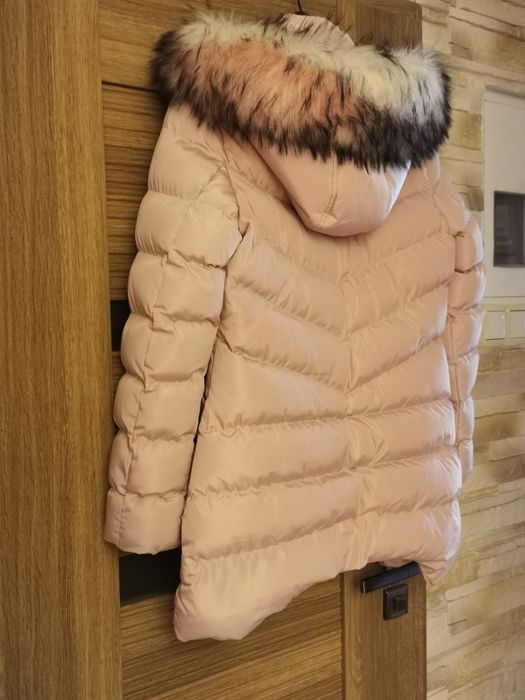 Płaszcz puchowy zimowy dla dziewczynki