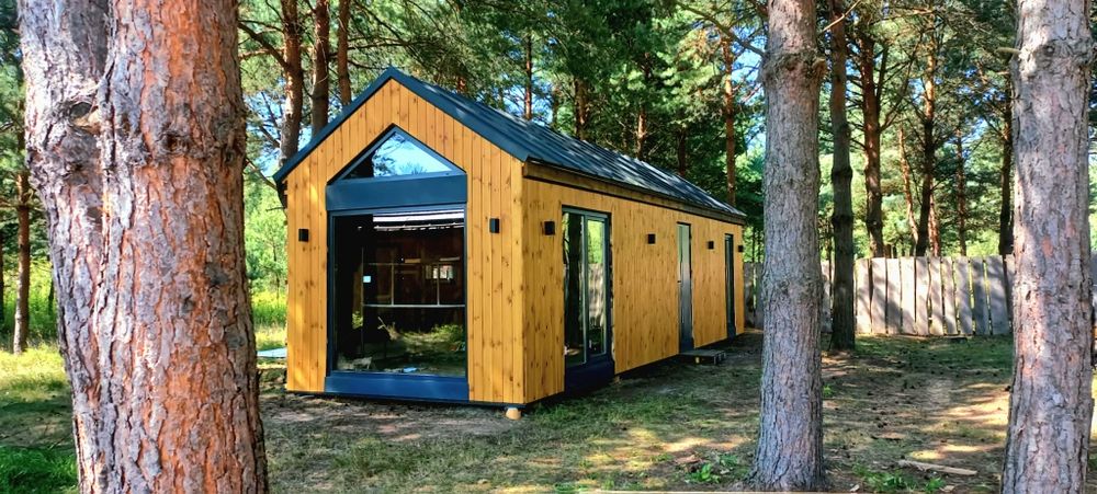 Domek letniskowy całoroczny 35 m² – gotowy do przeniesienia