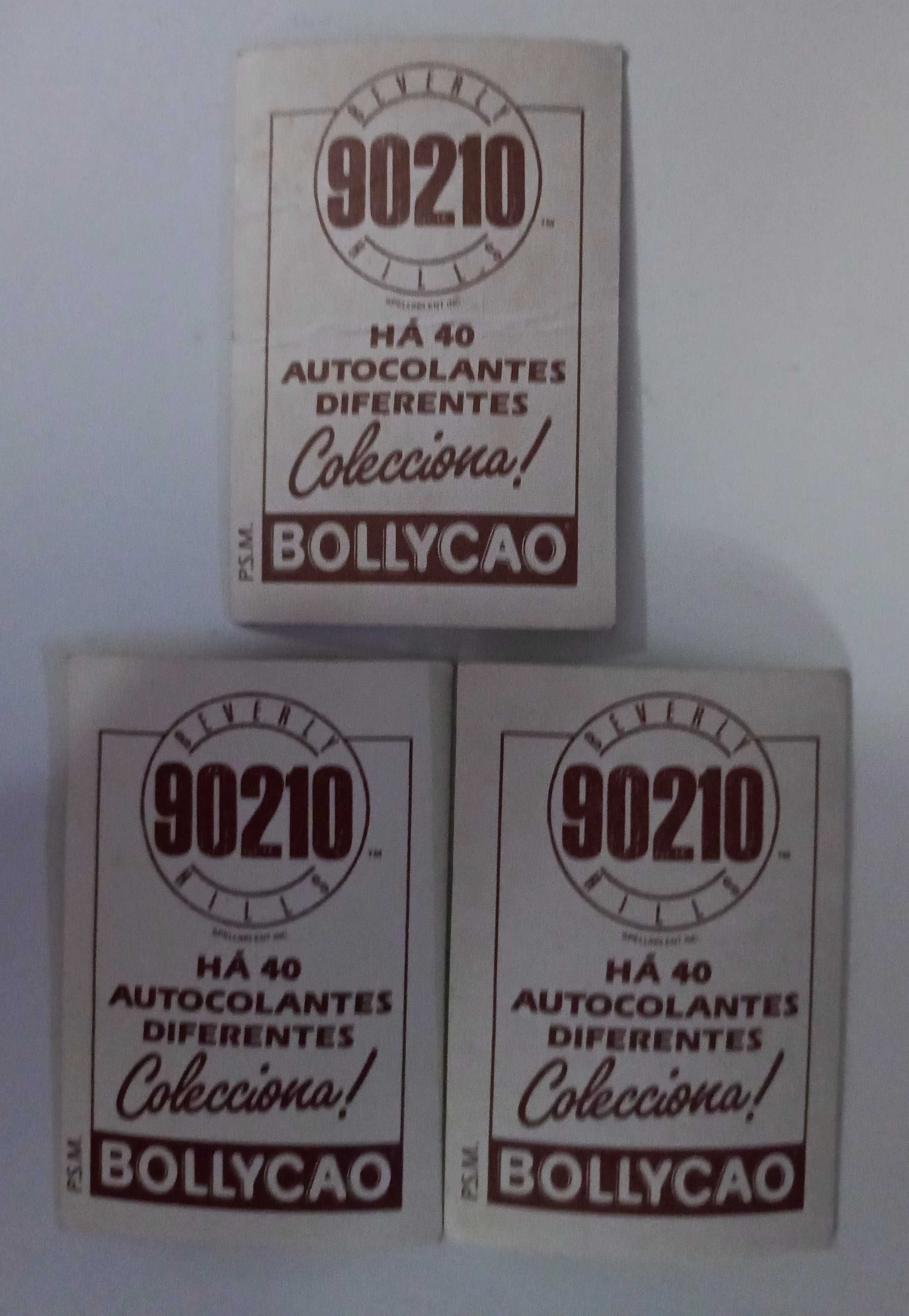 3 Autocolantes Beverly Hill 90210 da bollycao dos anos 90