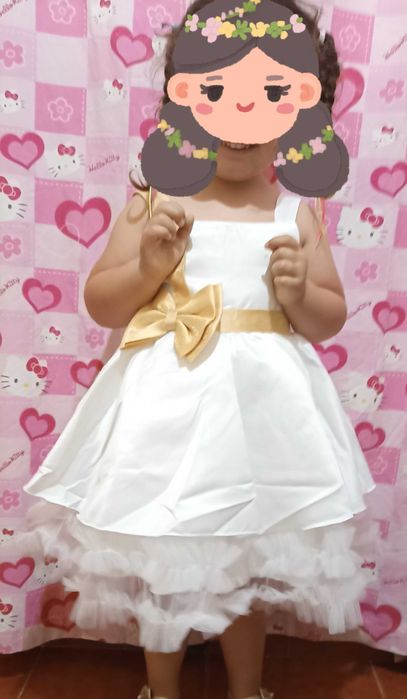 Vestido de cerimônia de menina