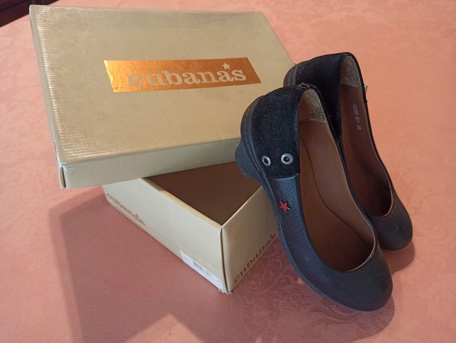Sapatos cubanas 38 sola borracha super confortável